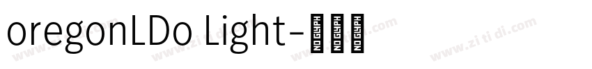 oregonLDo Light字体转换 oregonLDo Light字体转换